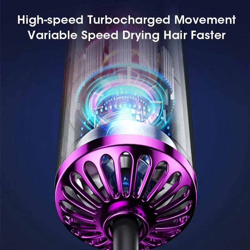 5-in-1 Multifunction Hair Dryer – Hot Air Brush with Automatic Curling, Straightening Comb & Fast-Dry Salon Styling Tool